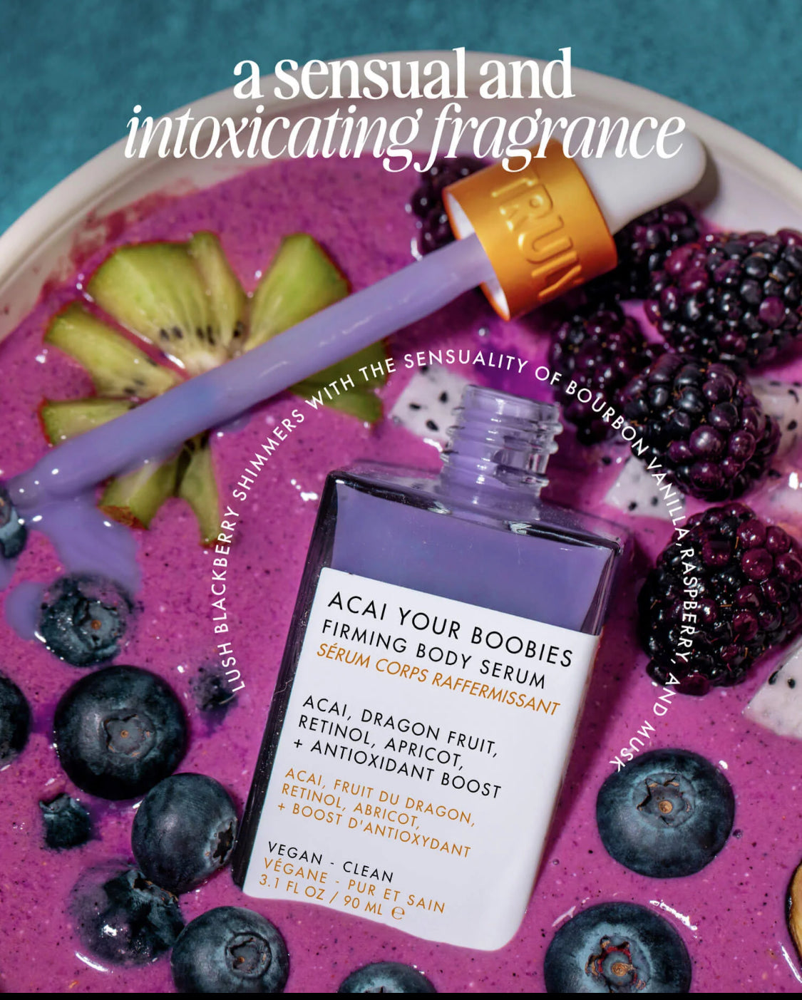 Vegan acai firming serum