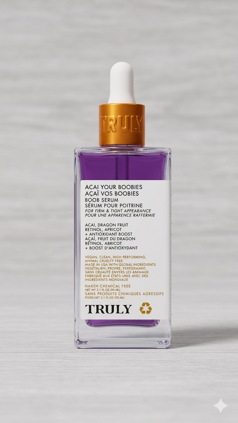 Vegan acai firming serum