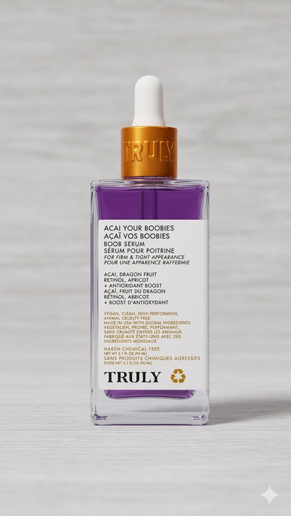 Vegan acai firming serum